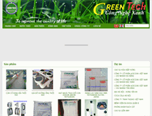 Tablet Screenshot of greentechvietnam.com
